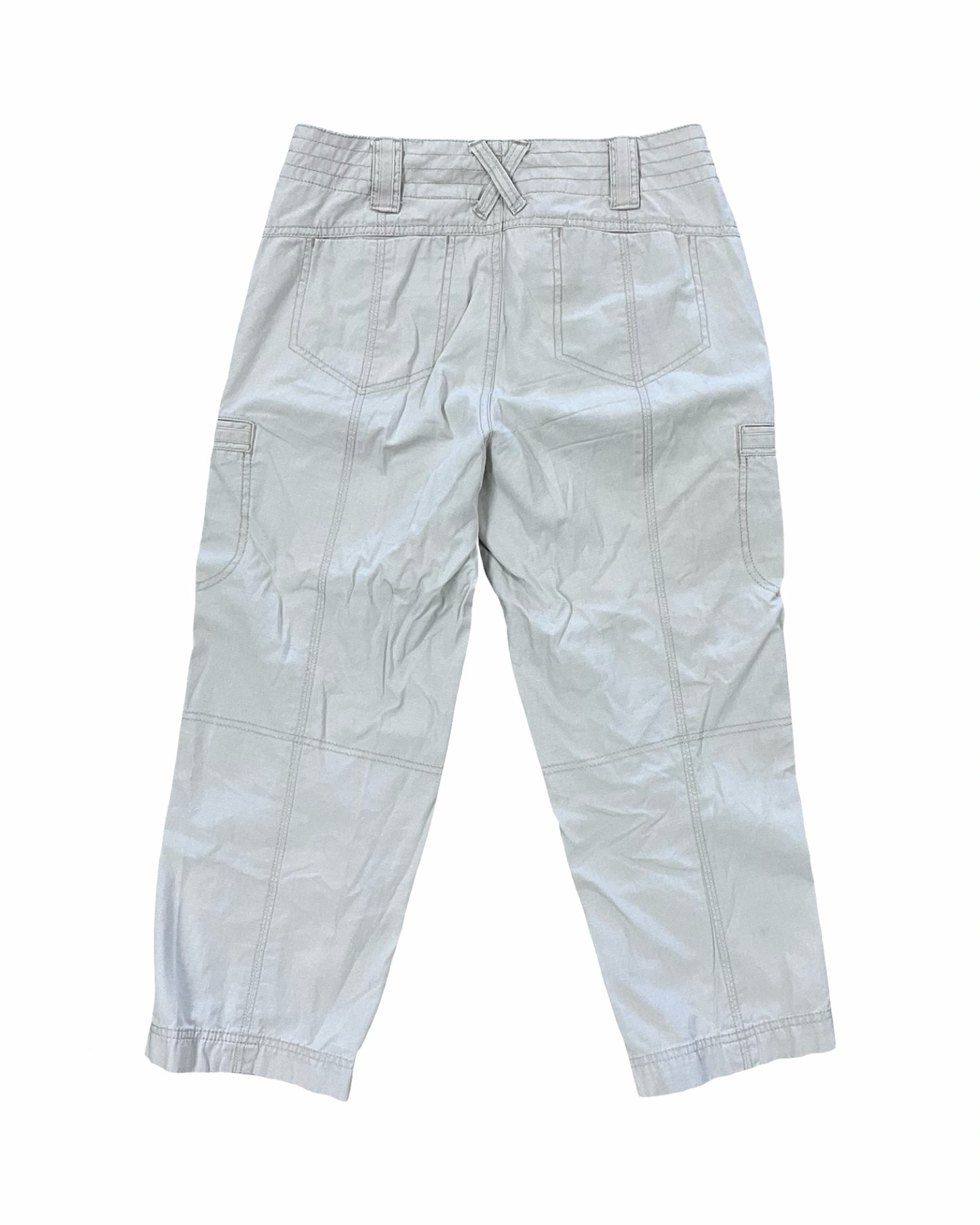 Pants Cropped By Eddie Bauer In Tan, Size:6L