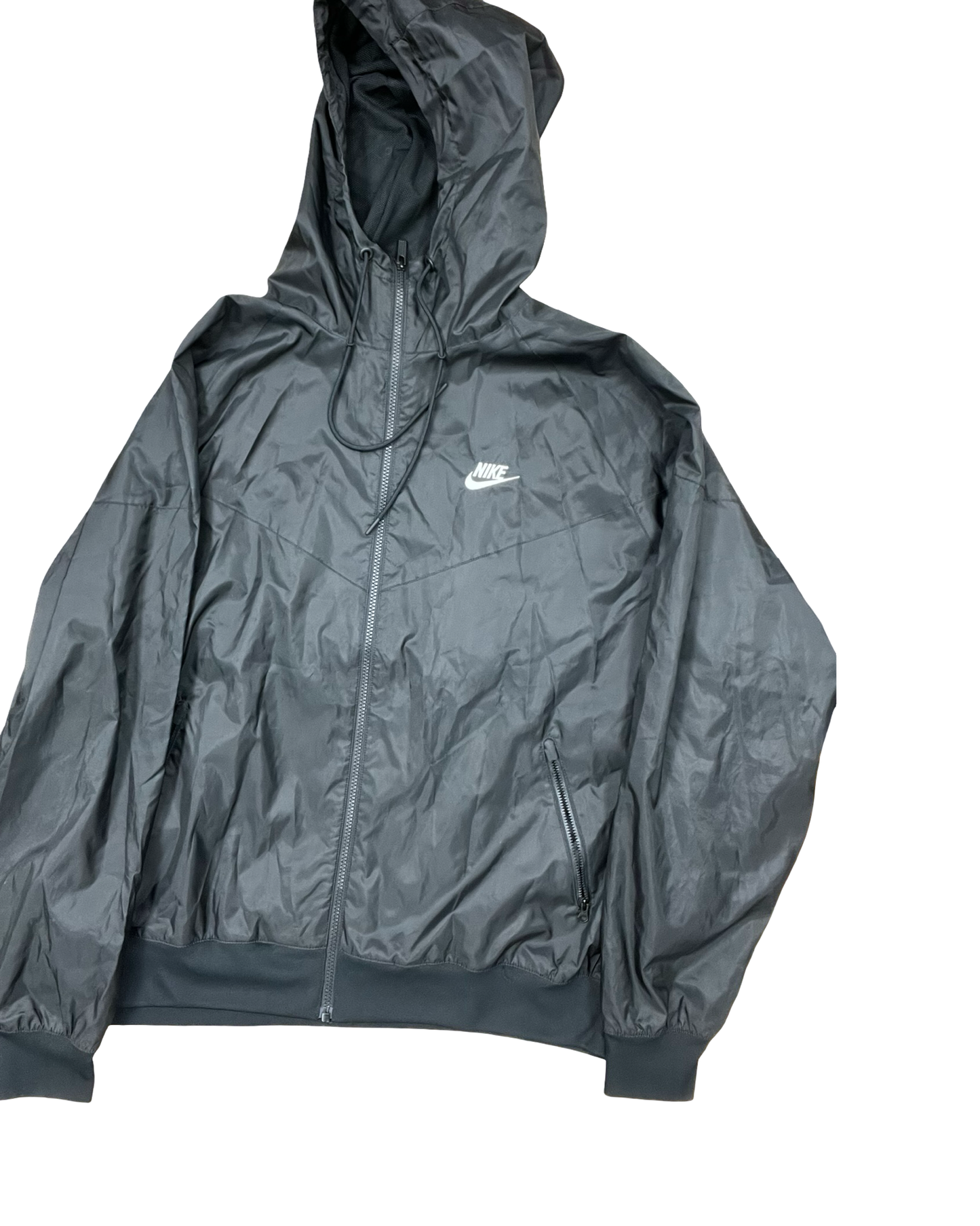 Jacket Windbreaker By Nike In Black, Size:Xl