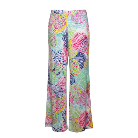 Georgia May Palazzo Pants Designer By Lilly Pulitzer In Multi Roar of the Seas, Size: XS