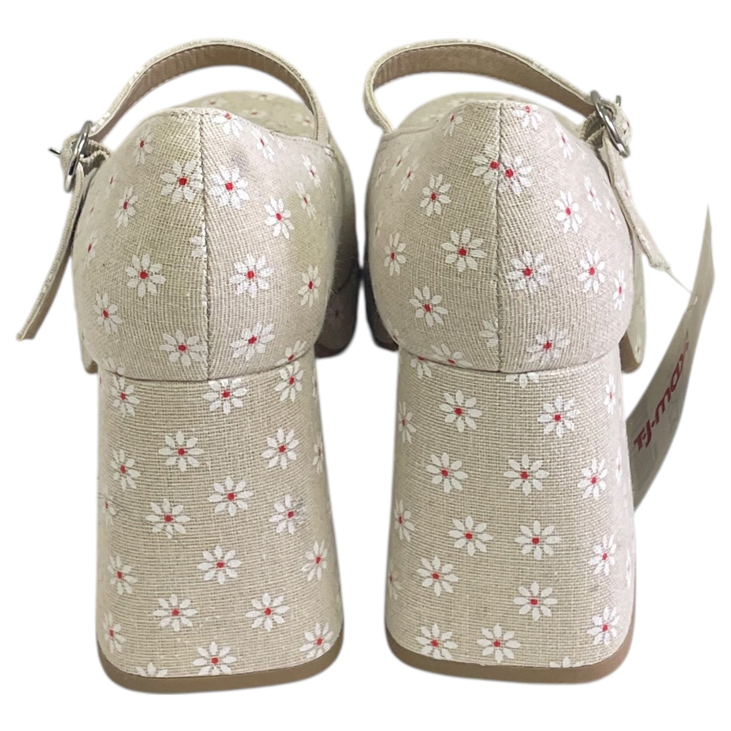 Shoes Heels Block By Madden Girl In Beige, Size:9