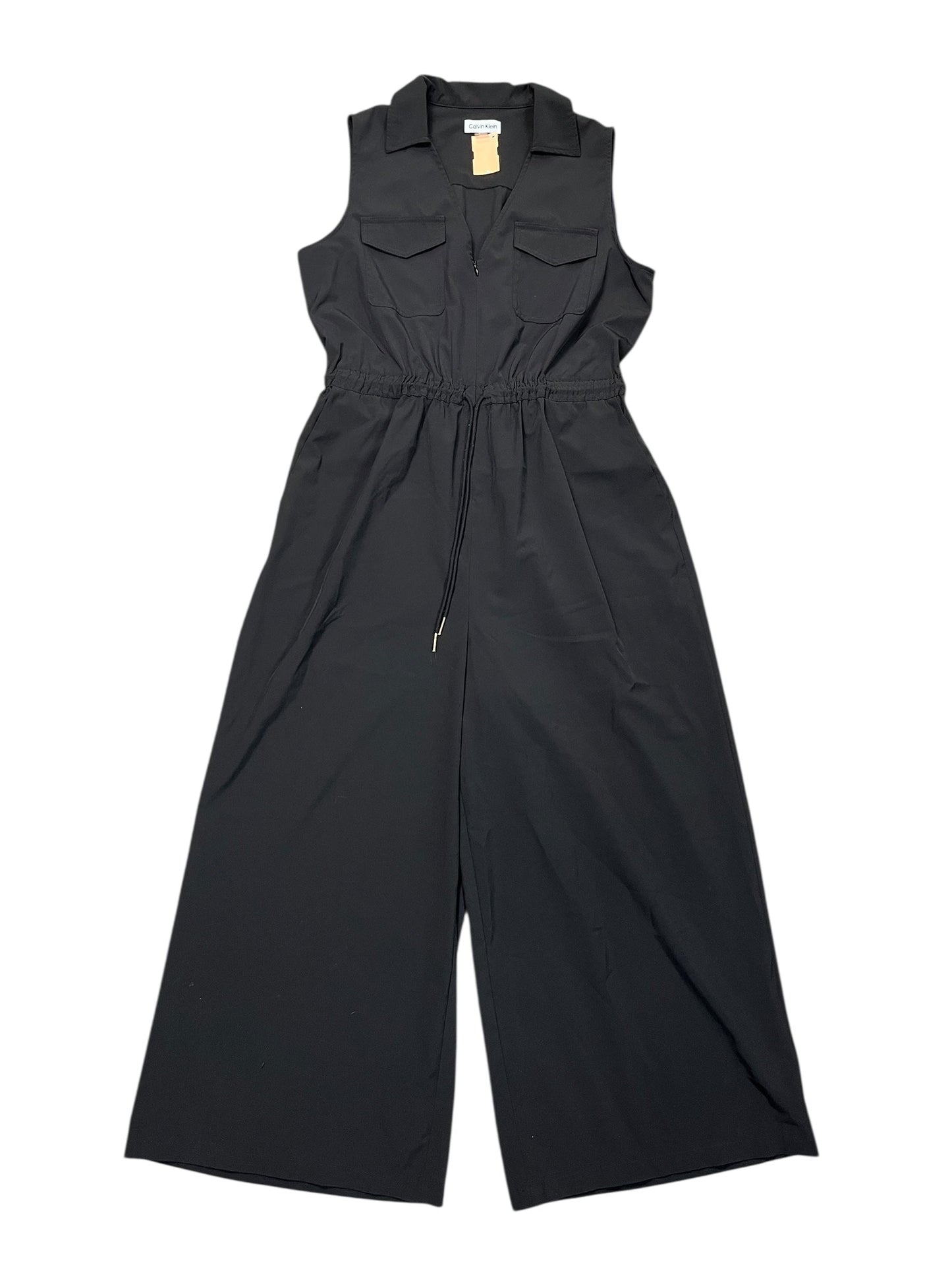 Jumpsuit By Calvin Klein In Black, Size:M