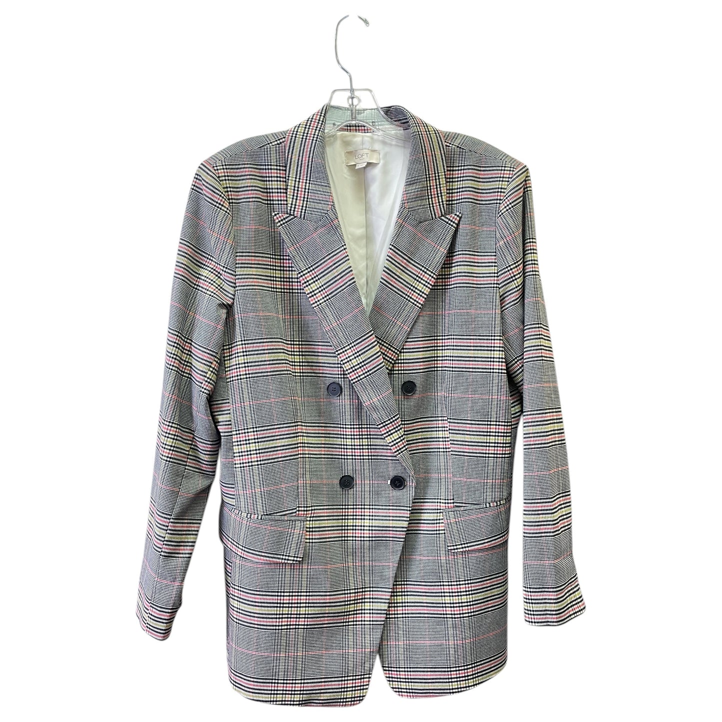 Blazer By Loft In Black & White, Size:Xl
