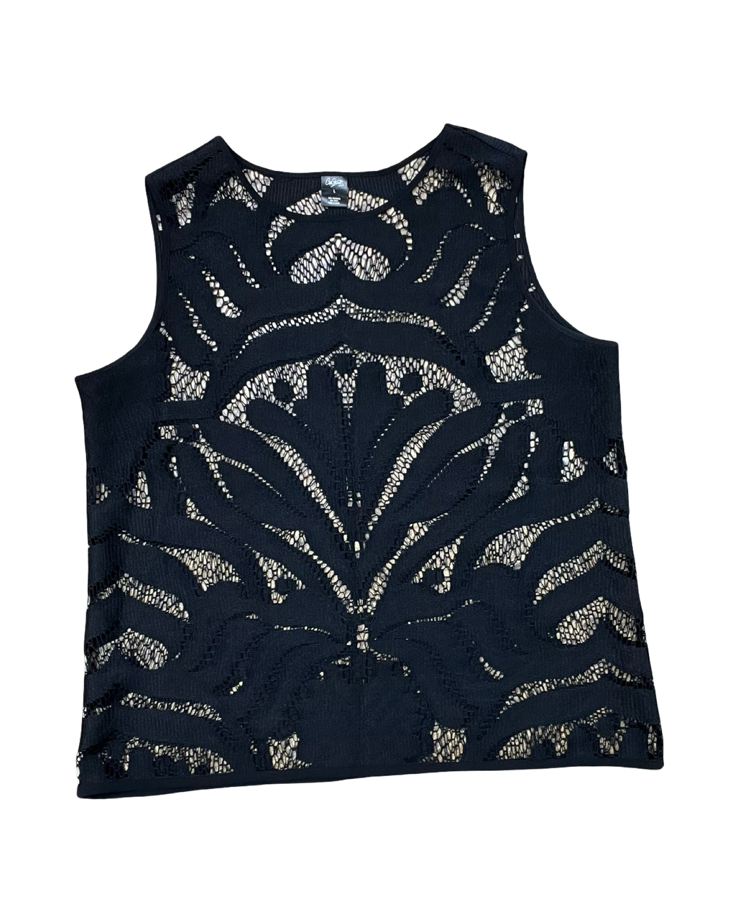 Top Sleeveless By City Streets In Black, Size:L