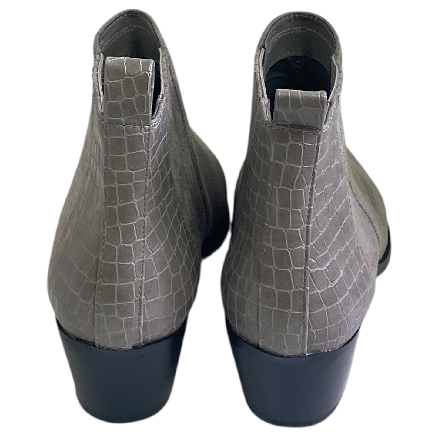 Boots Ankle Heels By SHEIN In Grey, Size:9