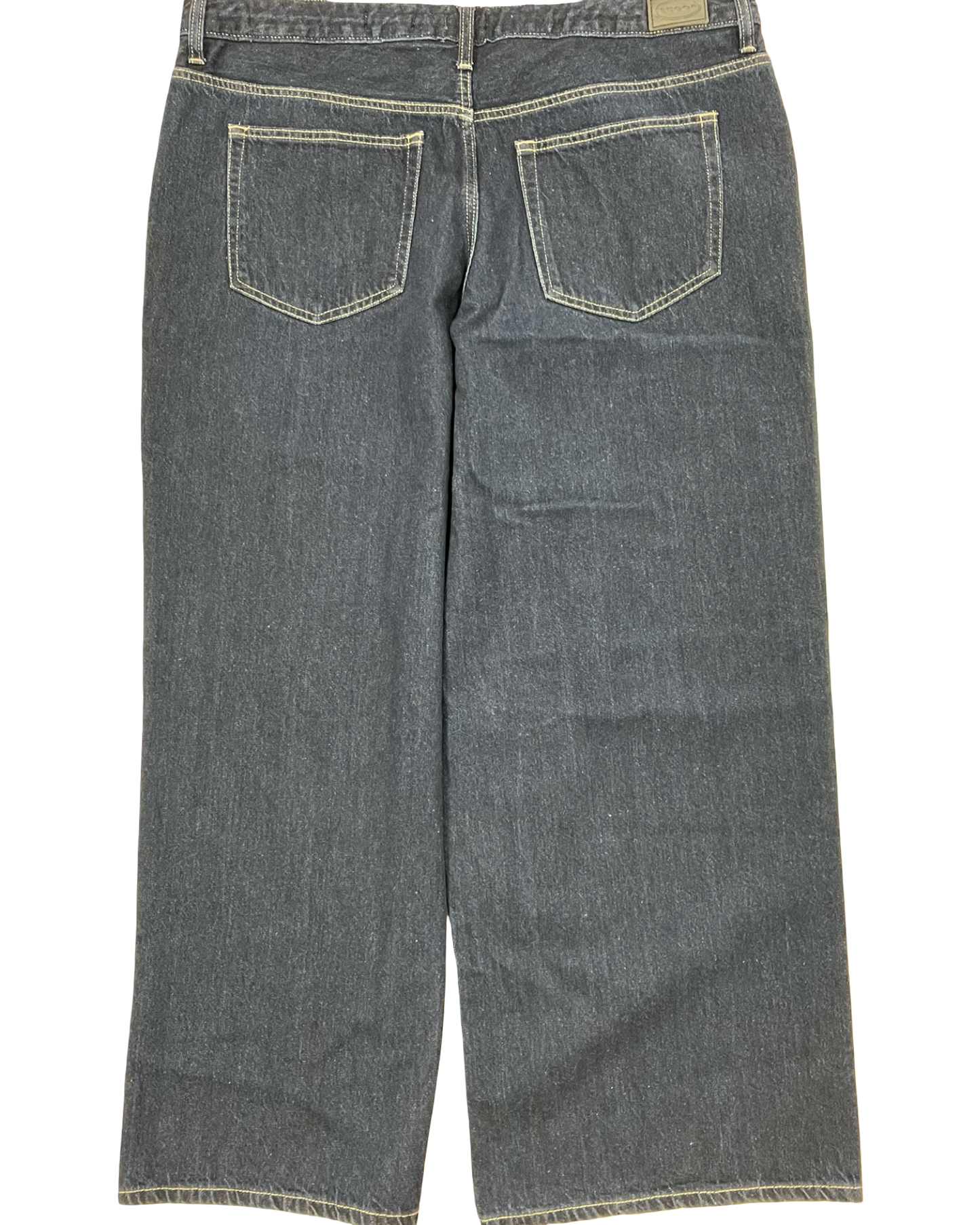 Jeans Wide Leg By Scoop In Blue Denim, Size:18