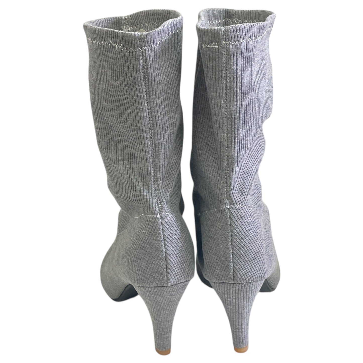Boots Ankle Heels By Abound In Grey, Size:9