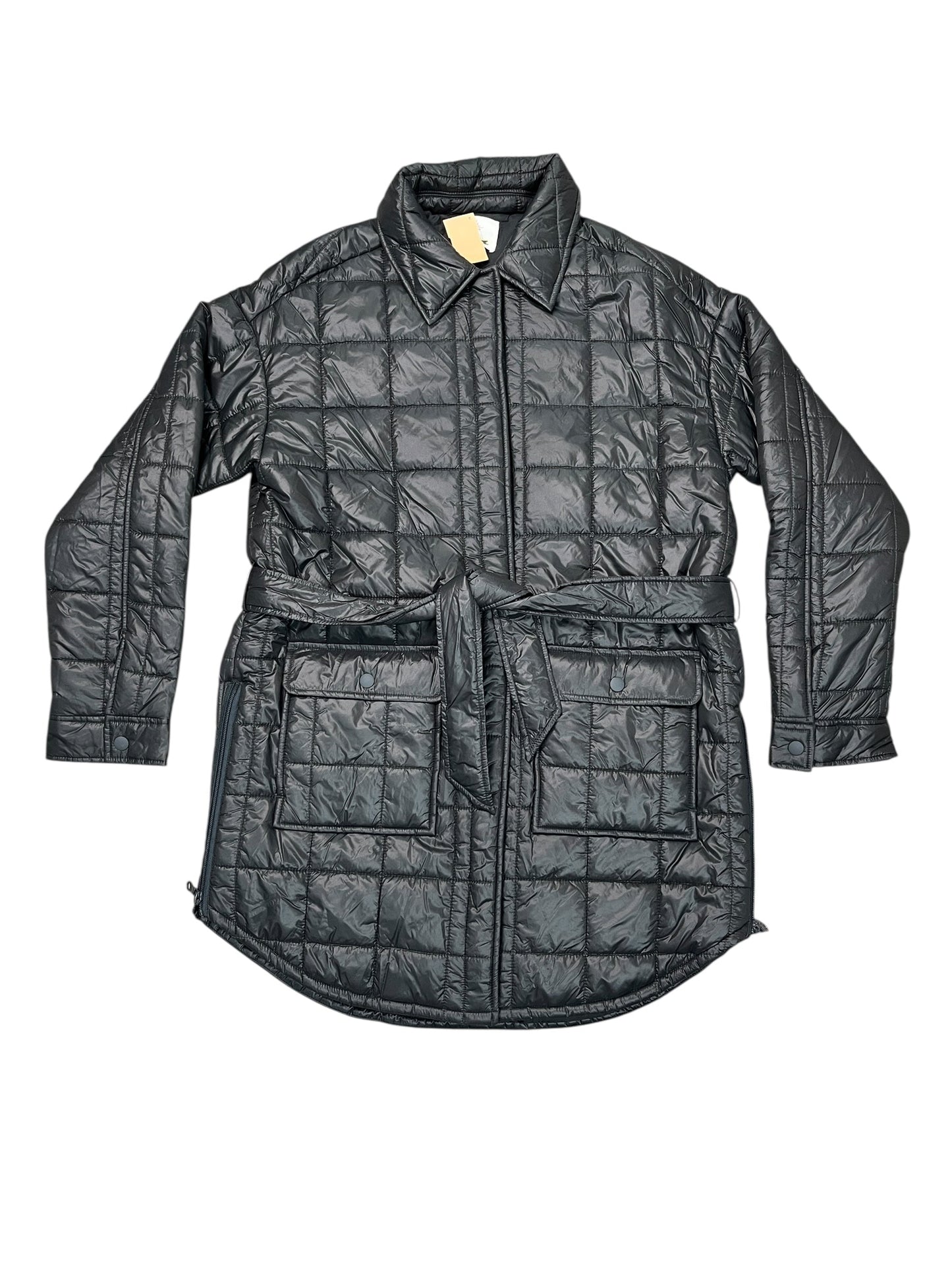 Coat Puffer & Quilted By Offline In Black, Size:M