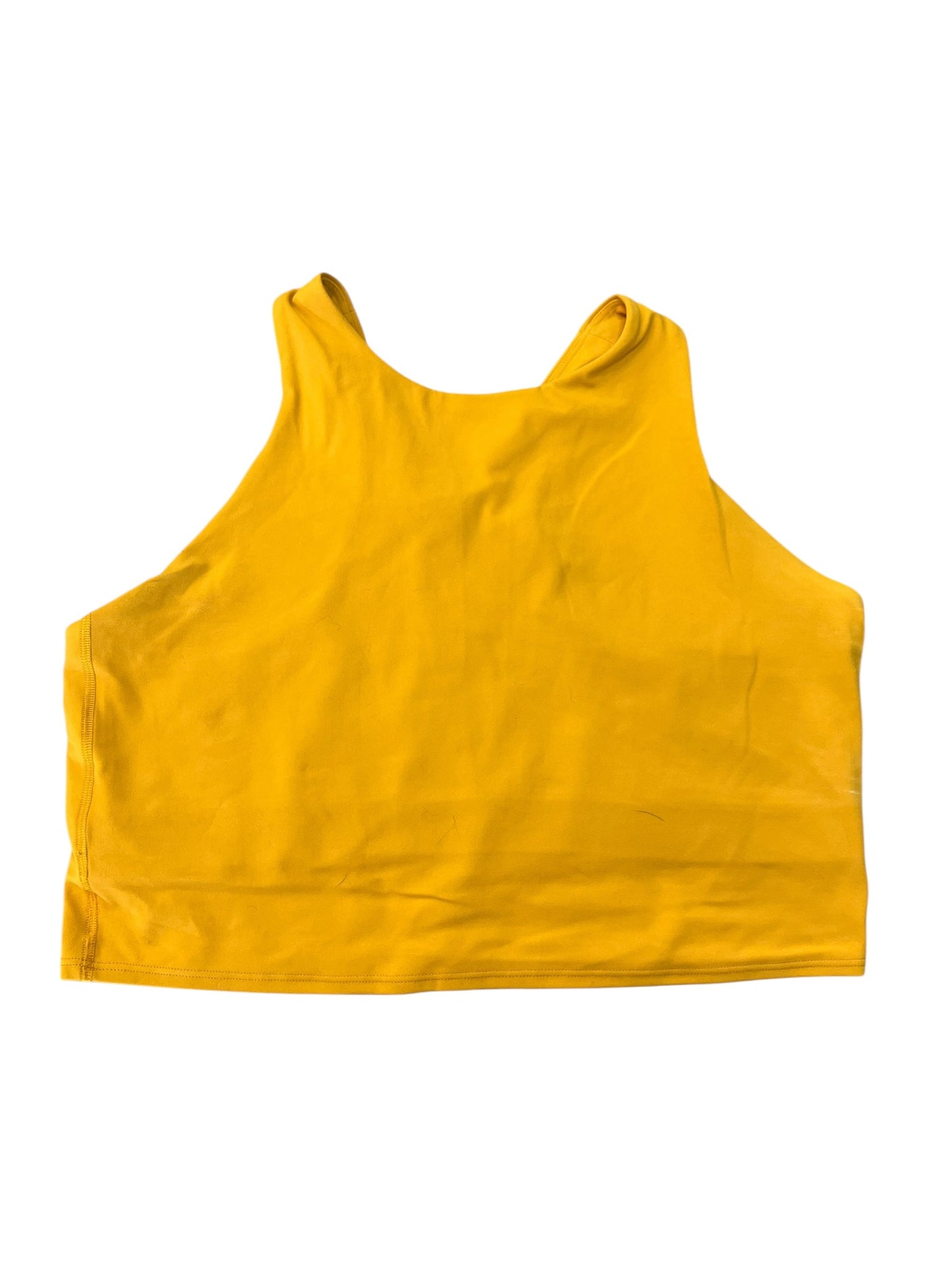 Athletic Tank Top By Athleta In Yellow, Size:Xl
