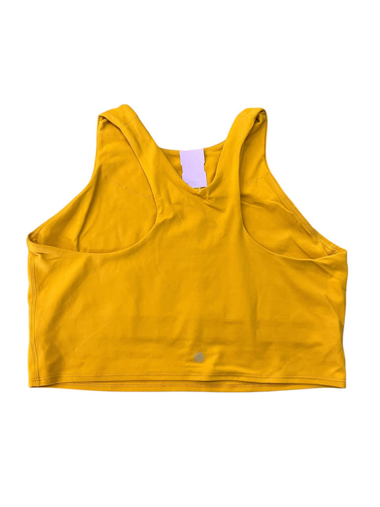 Athletic Tank Top By Athleta In Yellow, Size:Xl