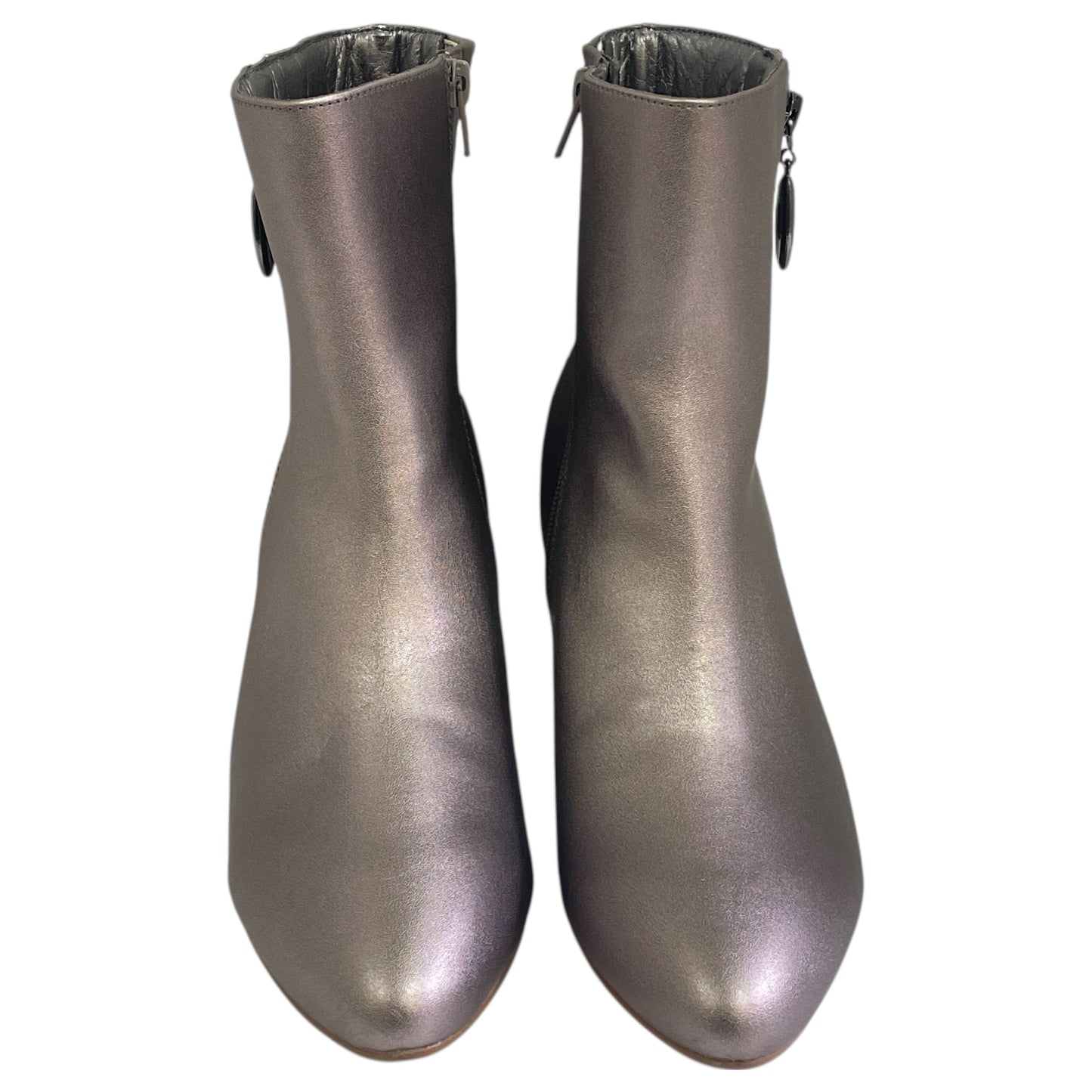 Boots Ankle Heels By Monroe And Main In Copper, Size:9