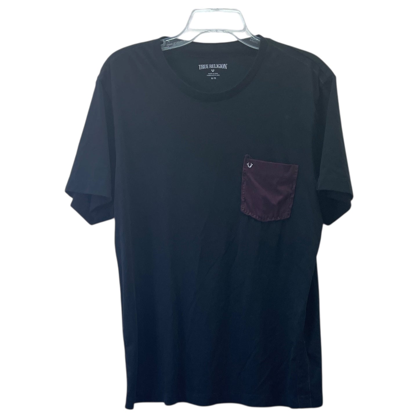 Top Ss Basic By True Religion In Black, Size:Xl