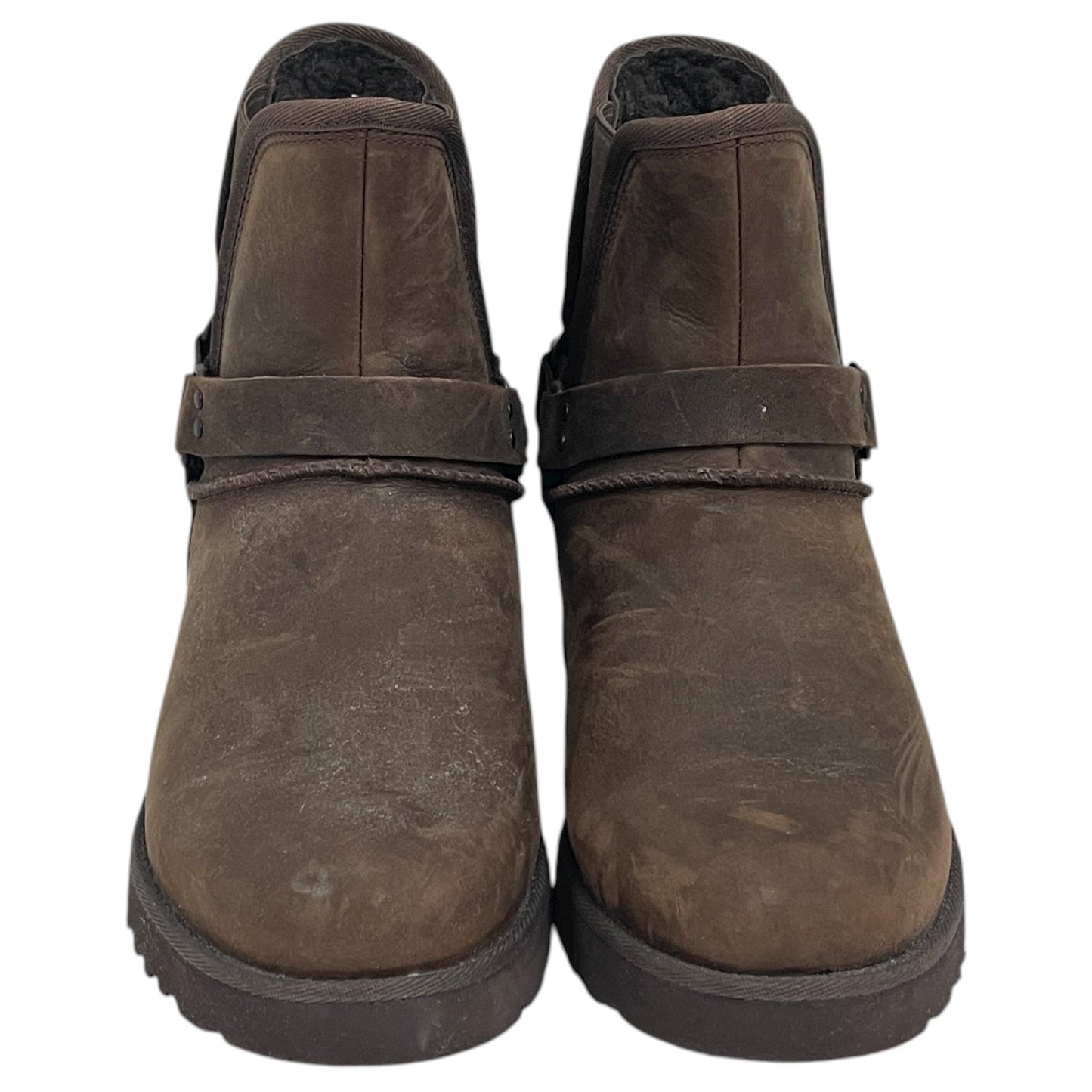 Boots Designer By Ugg In Brown, Size:8