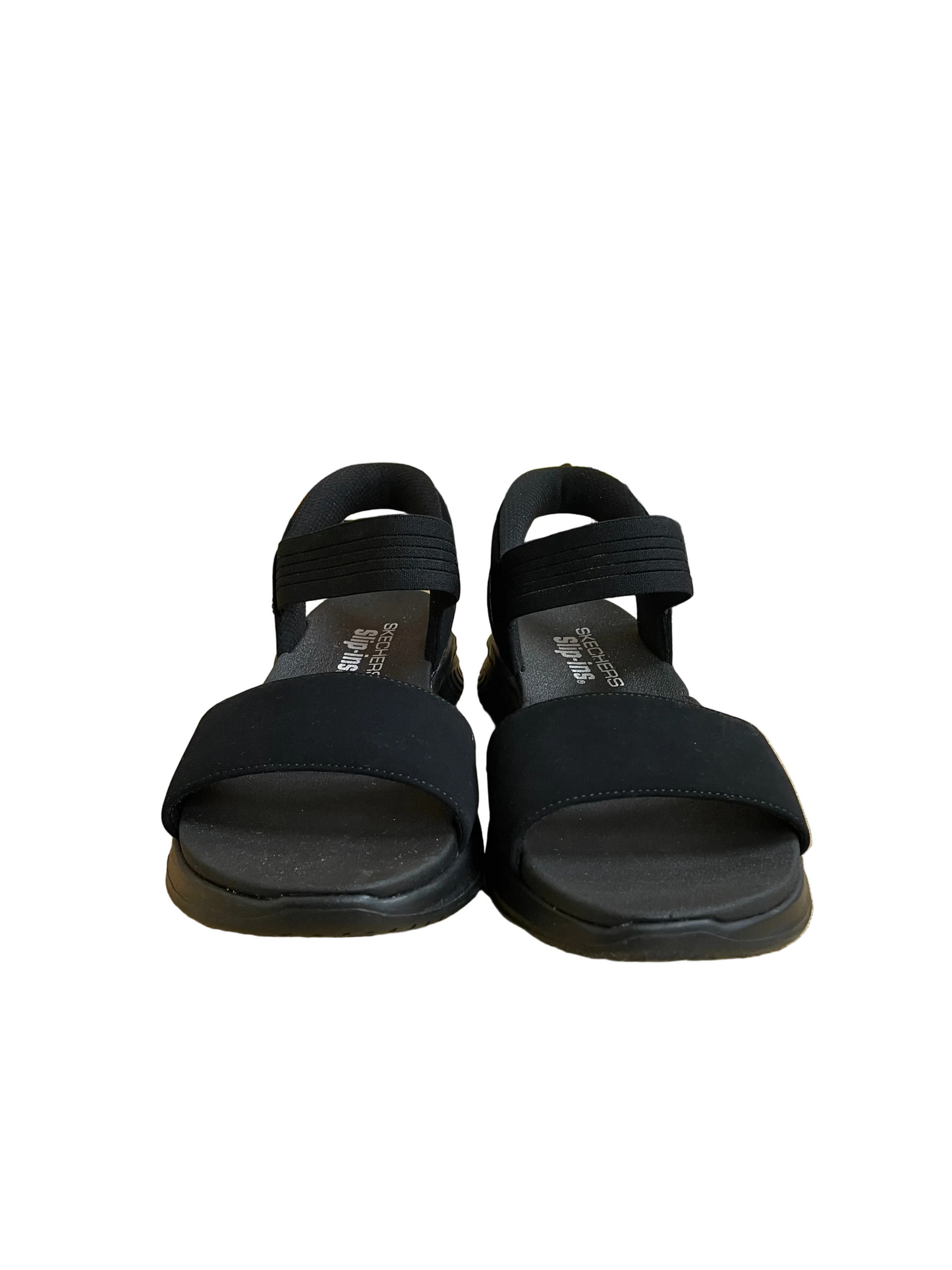 Sandals Flats By Skechers In Black, Size:9