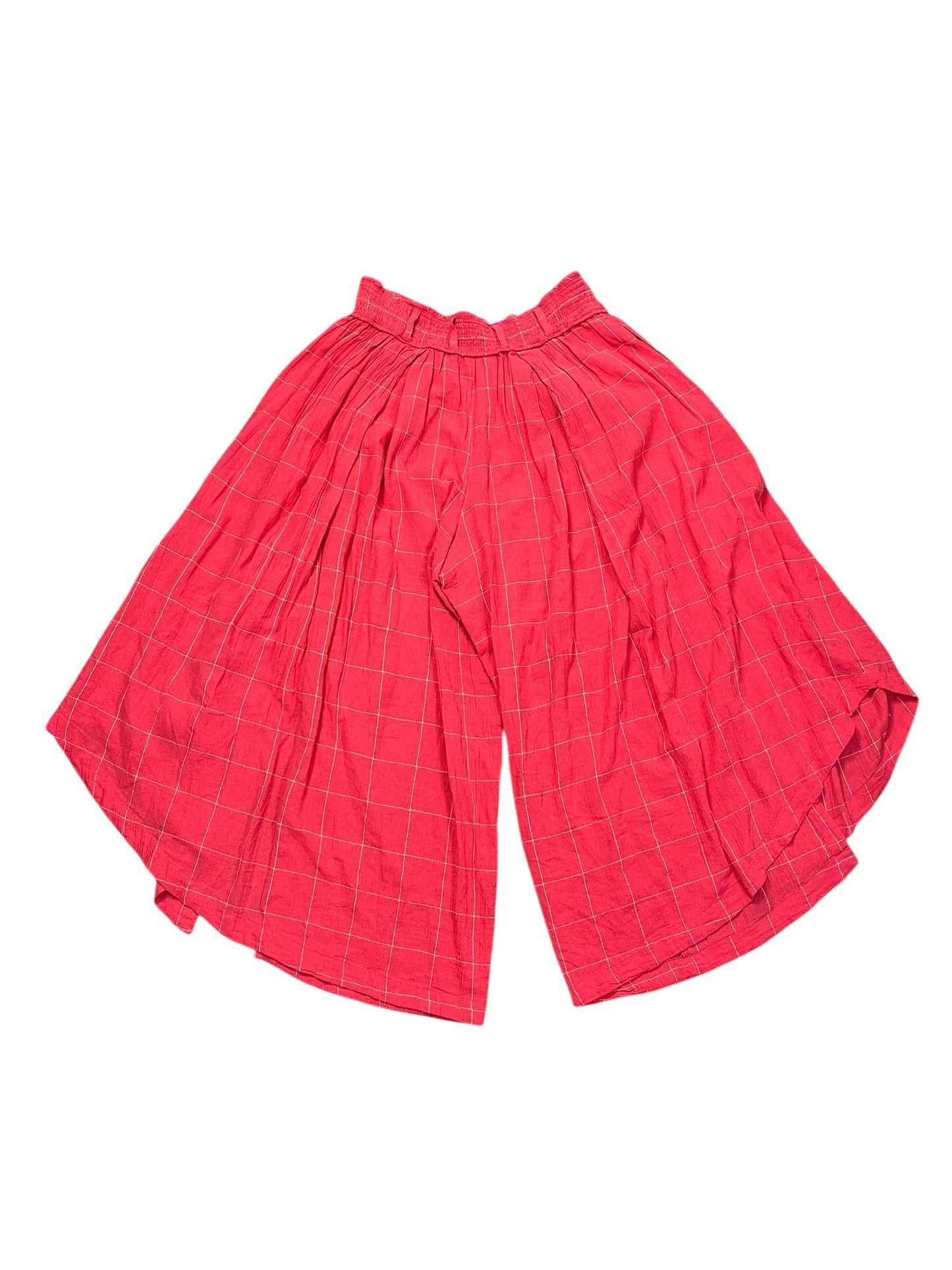 Pants wide leg By Free People In Peach, Size:L