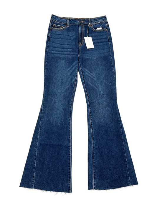Jeans Flared By Cello In Blue Denim, Size:10
