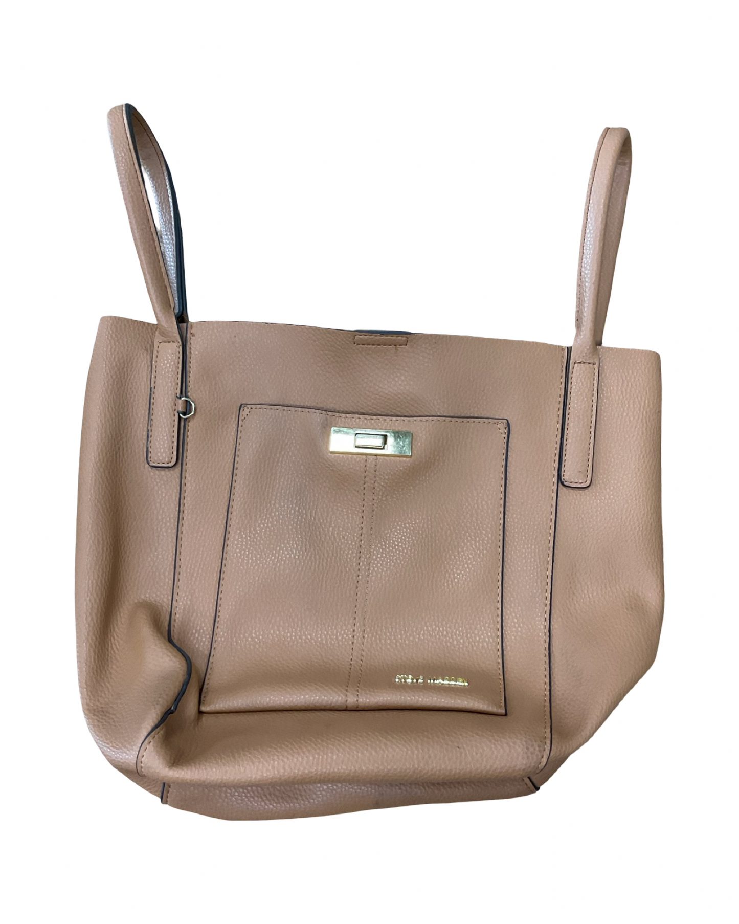 Handbag By Steve Madden In Tan, Size:Medium