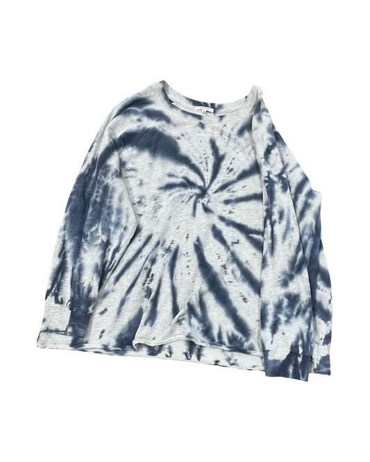 Sweatshirt Crewneck By Maurices In Blue & White, Size:2X
