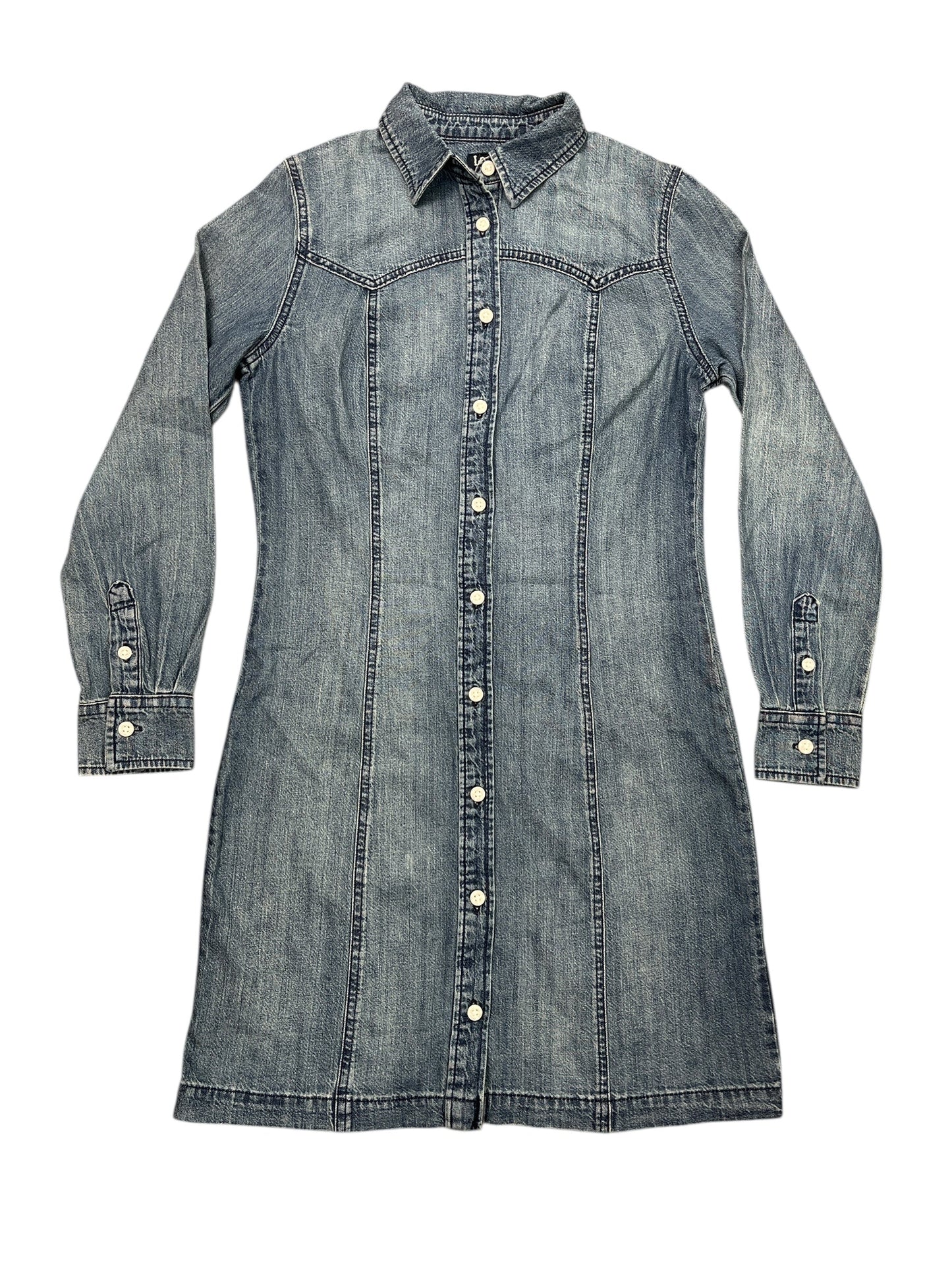 Dress Casual Short By Lee In Blue Denim, Size:Xs