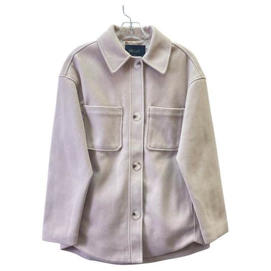 Jacket Shirt By DELUC In Beige, Size:Xs