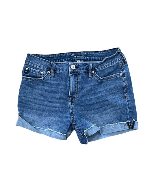 Shorts By Seven 7 In Blue Denim, Size:8