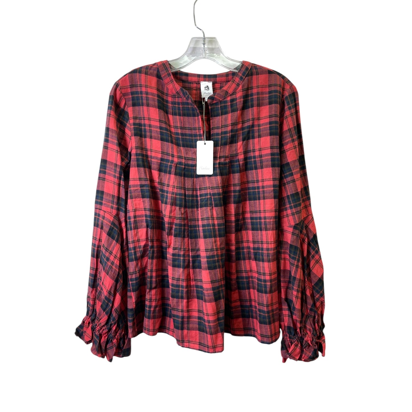 Top Ls By Flawless In Red, Size:L