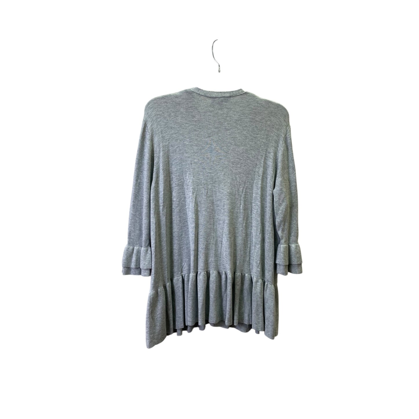Sweater Cardigan By Lane Bryant In Grey, Size:1X
