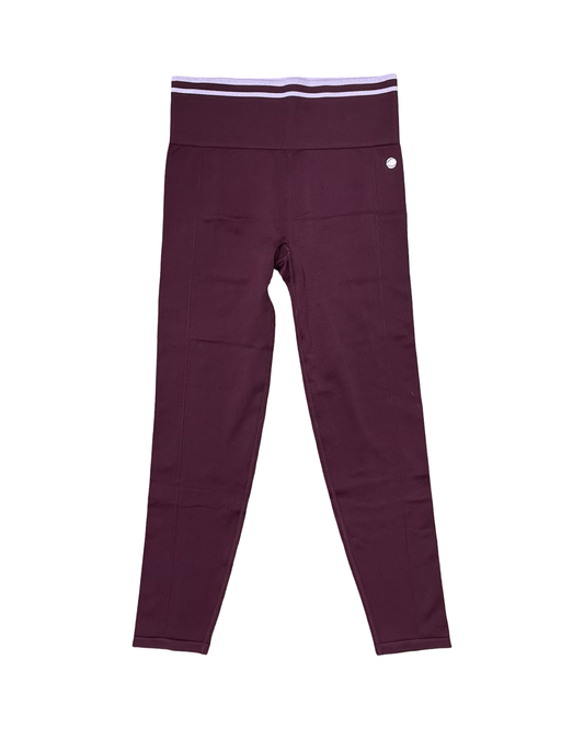 Athletic Leggings By Cmb In Purple, Size:L