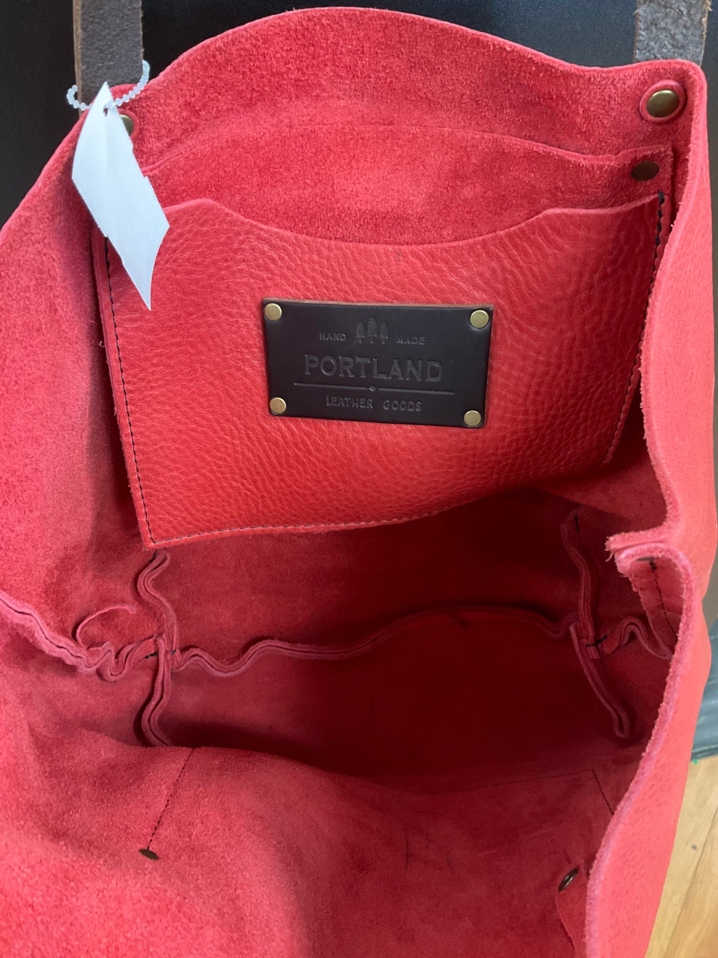 Tote Leather By Portland Leather, Size: Large