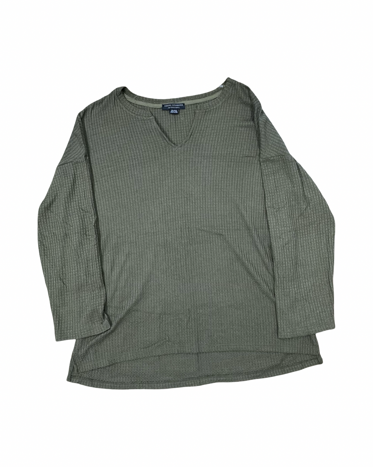 Top Ls By Social Standard By Sanctuary In Green, Size:1X