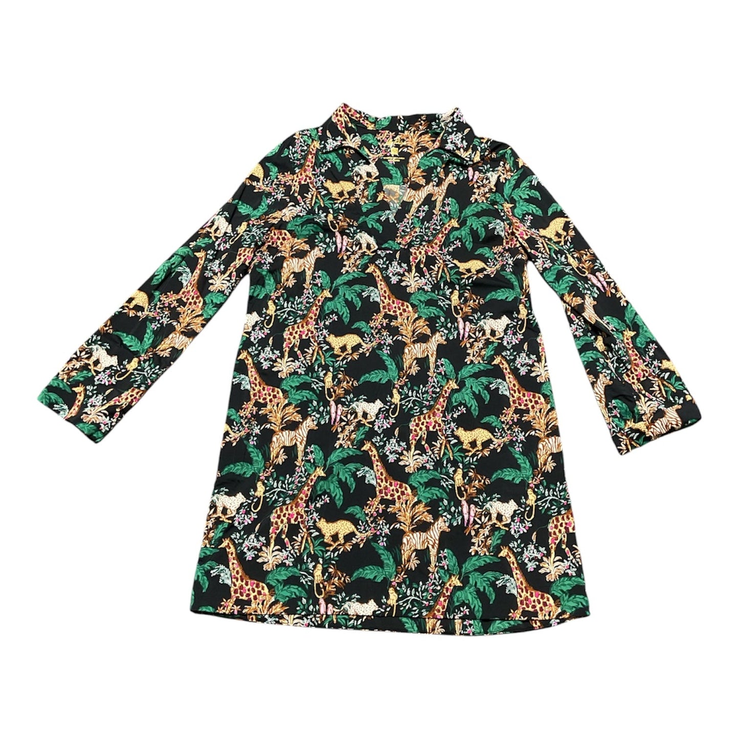 Dress Designer By Lilly Pulitzer In Brown & Green, Size:L