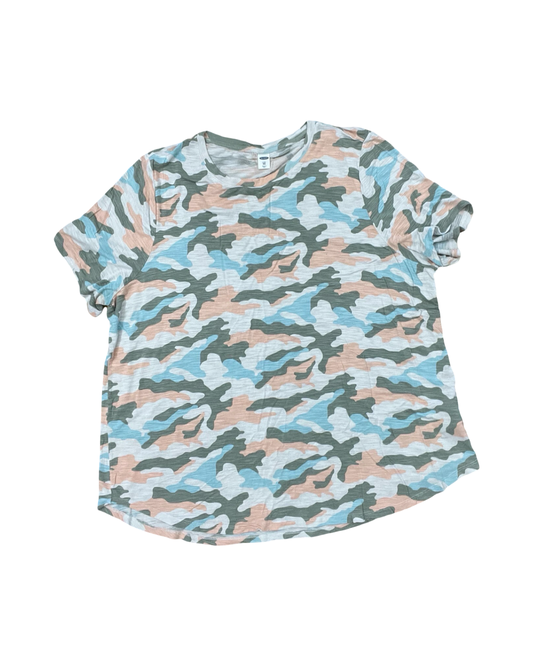 Top Ss By Old Navy In Camouflage Print, Size:1X