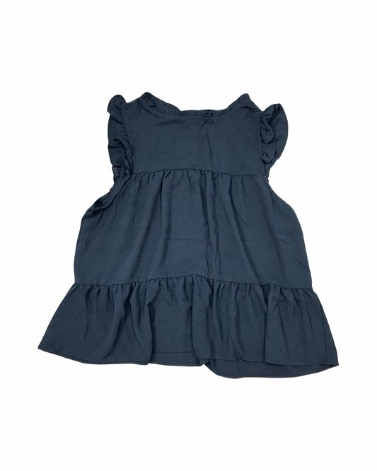 Top Sleeveless By Misia In Black, Size:2X