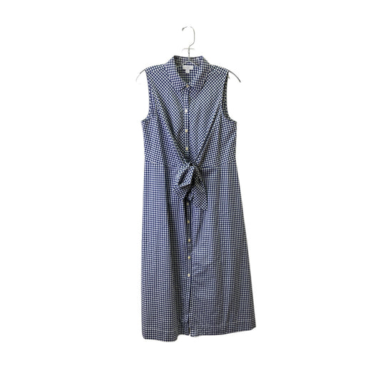 Dress Casual Maxi By J. Jill In Blue & White, Size:S
