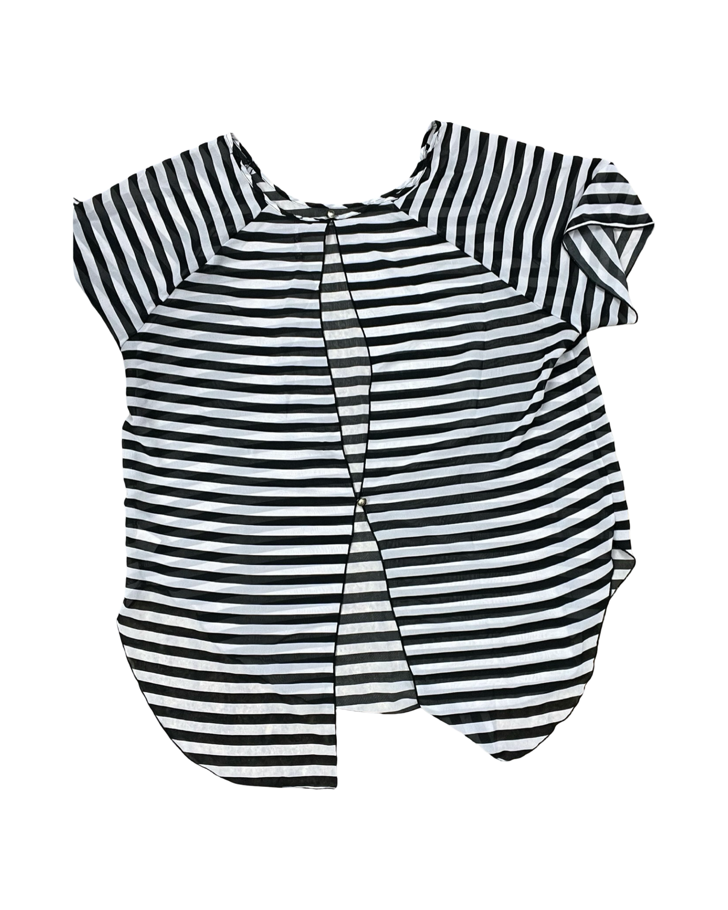 Top Ss By Clothes Mentor In Black & White, Size:3X