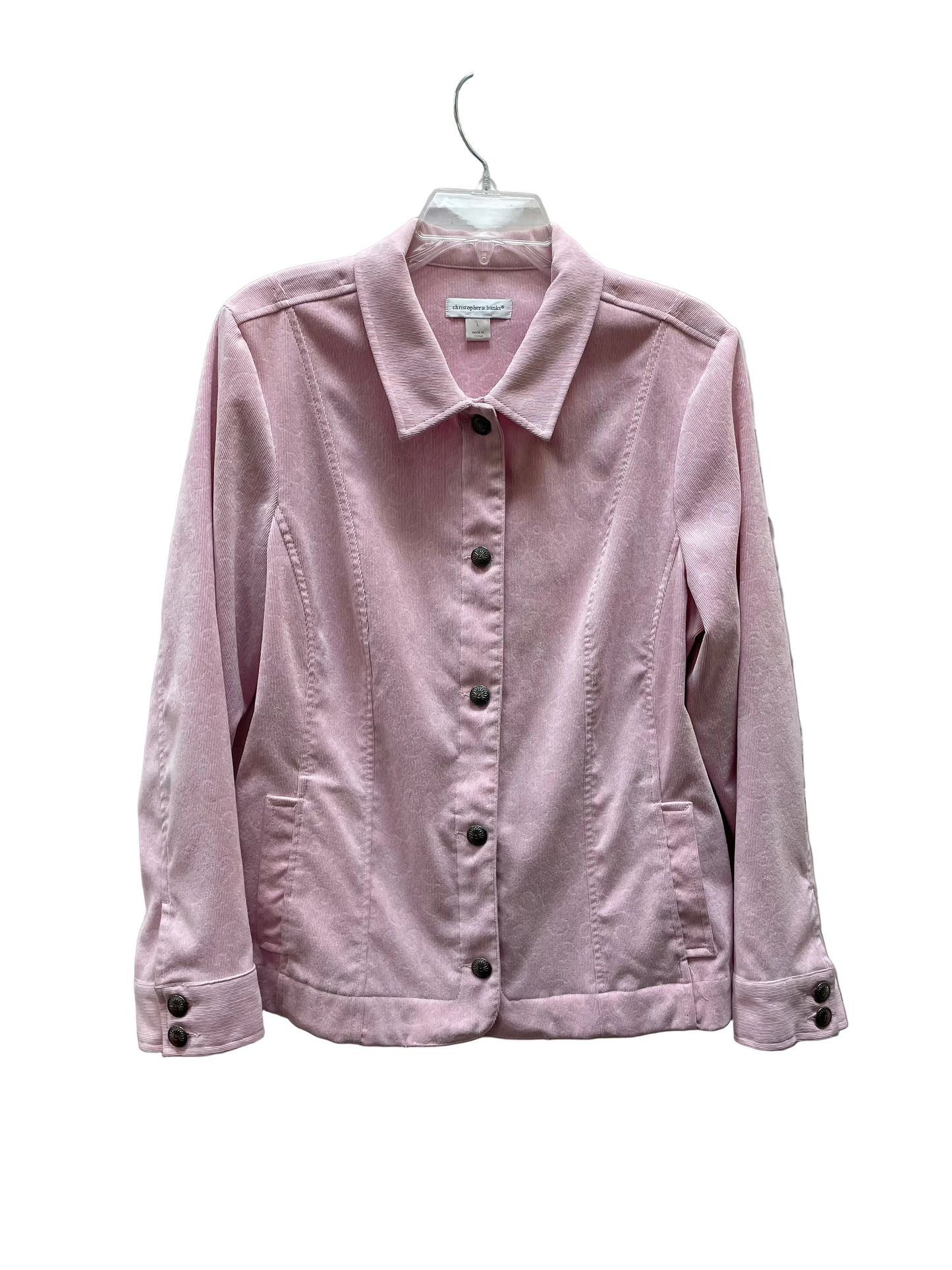 Jacket Other By Christopher And Banks In Pink, Size:L