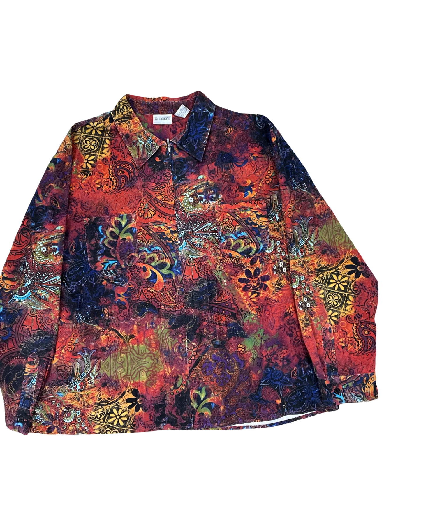 Jacket Other By Chicos In Multi, Size:Xl