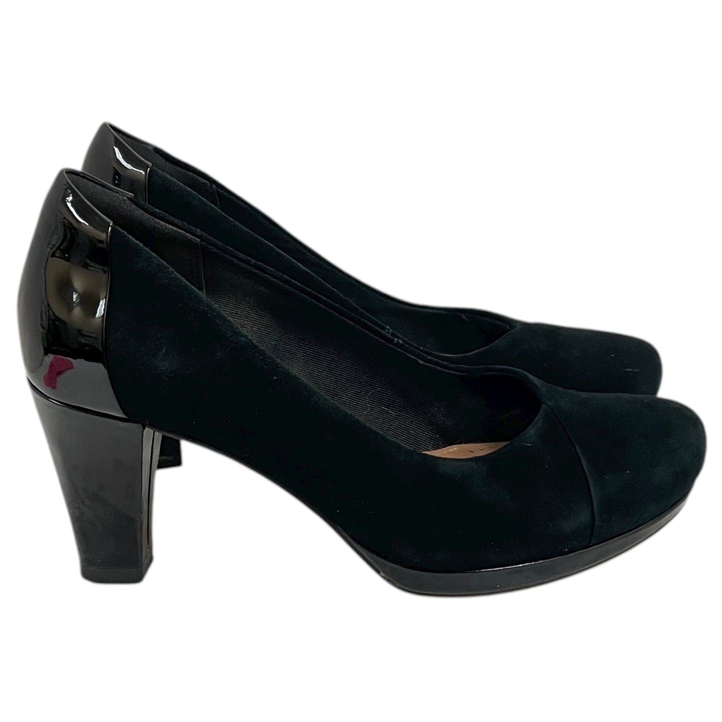 Shoes Heels Block By Clarks In Black, Size:6.5