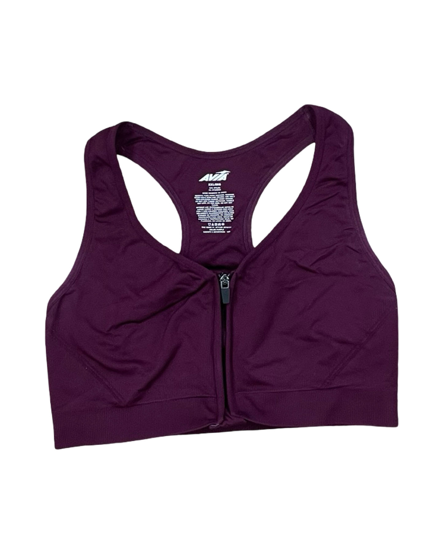 Athletic Bra By Avia In Maroon, Size:2X