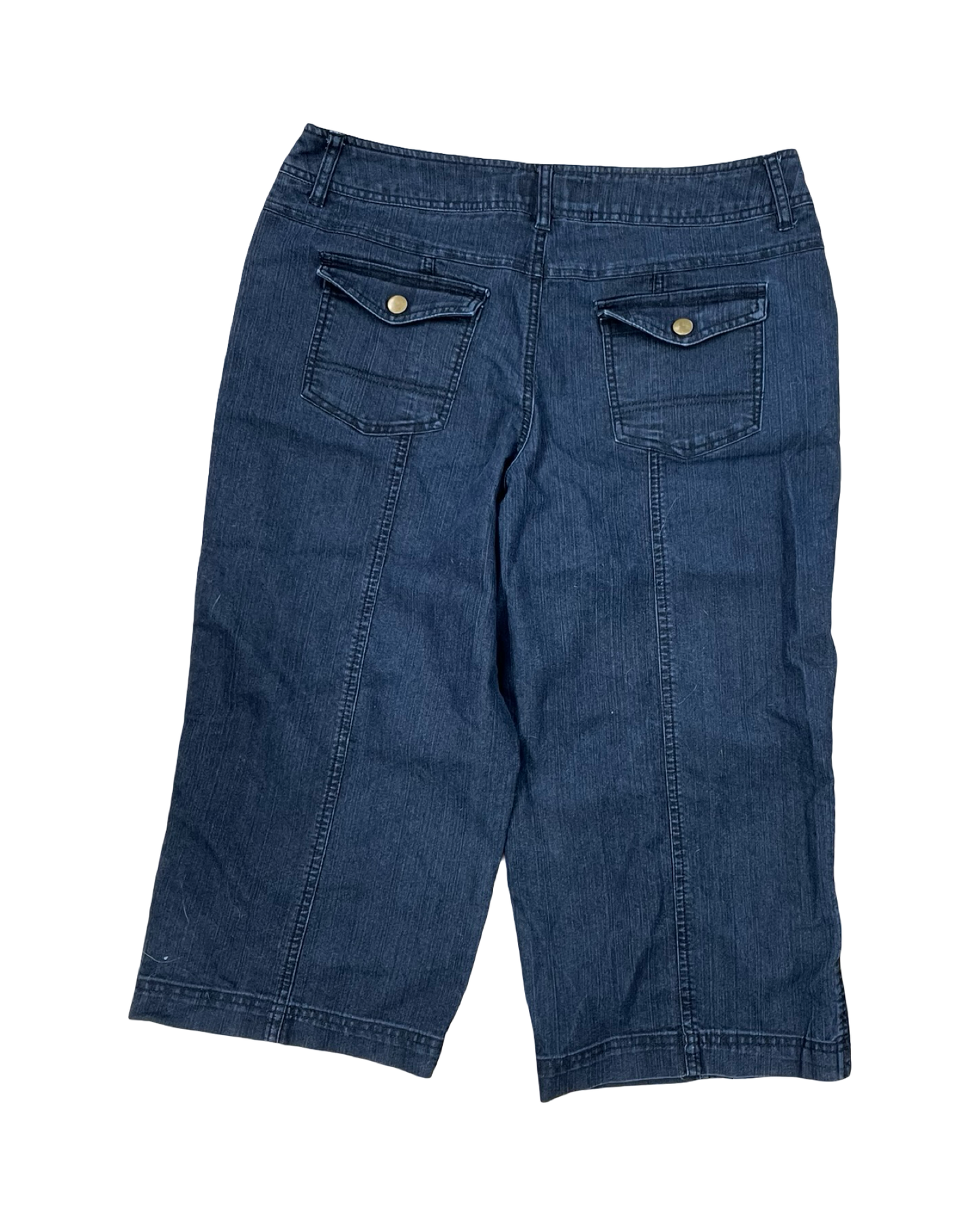 Jeans Cropped By Clothes Mentor In Blue Denim, Size:12