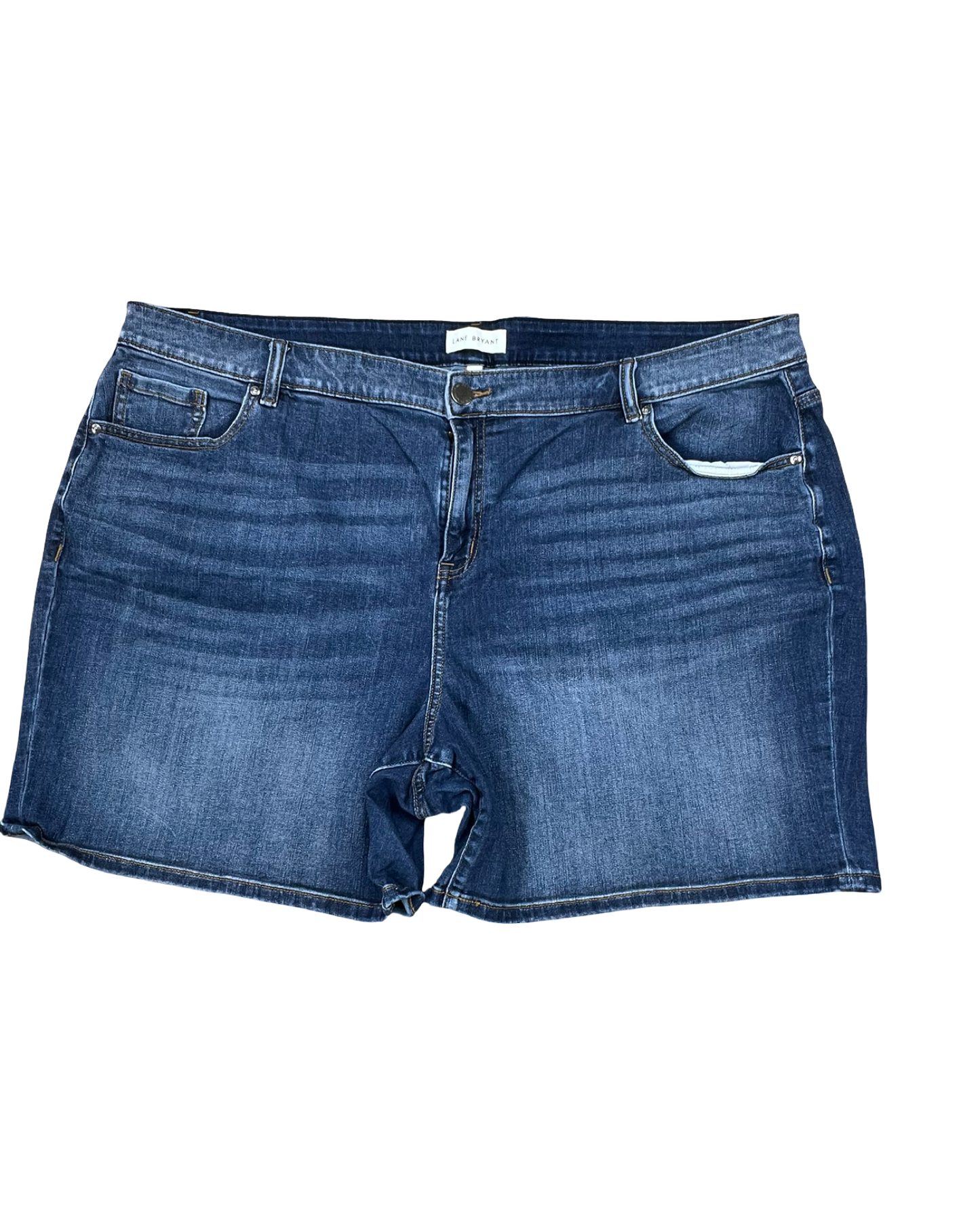 Shorts By Lane Bryant In Blue Denim, Size:24