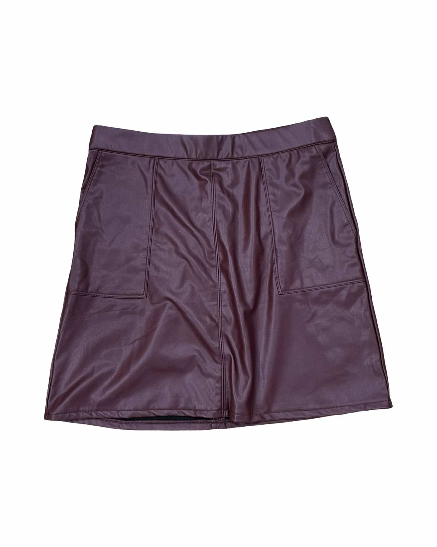 Skirt Midi By Maurices In Maroon, Size:M