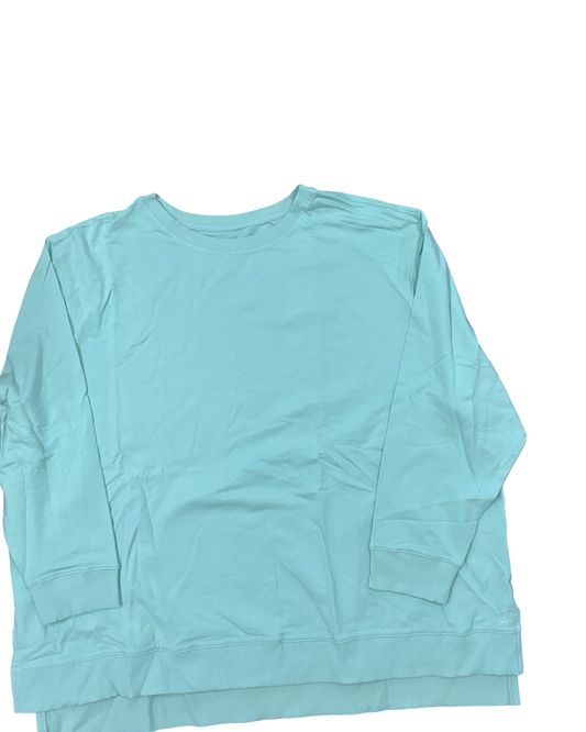 Sweatshirt Crewneck By Zuda In Green, Size:2X