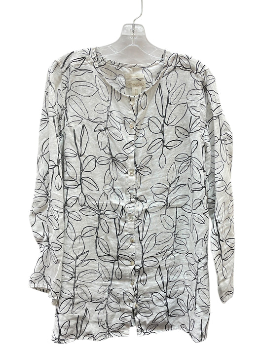 Top Ls By Cynthia Rowley In White, Size:1X