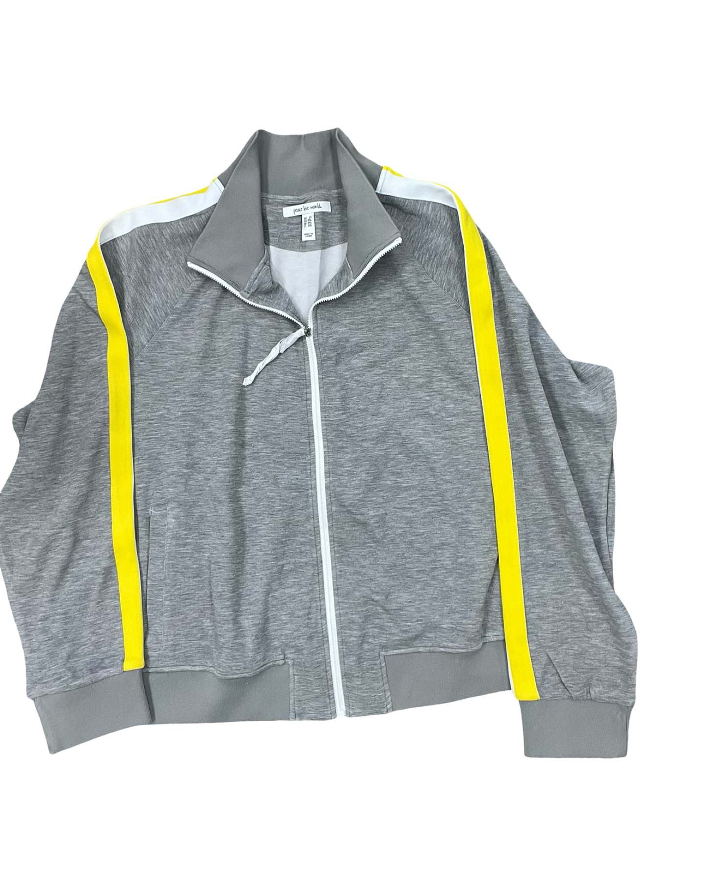 Jacket Other By Peace Love World In Grey, Size:2X
