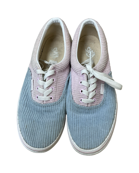 Shoes Sneakers By Vans In Blue & Pink, Size:6.5