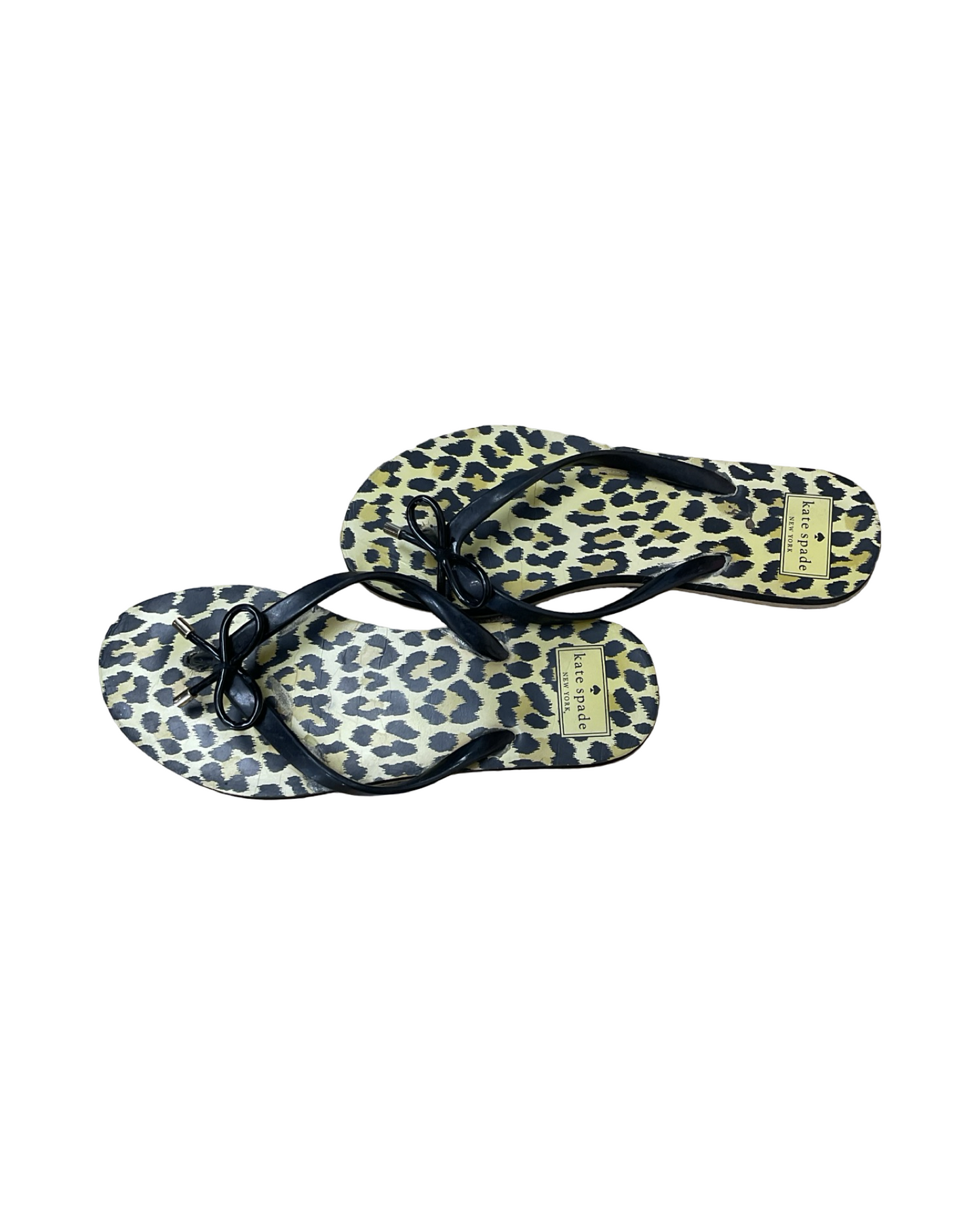 Sandals Designer By Kate Spade In Animal Print, Size:7