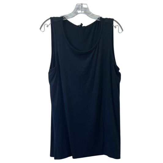 Top Sleeveless By Apt 9 In Black, Size:Xl