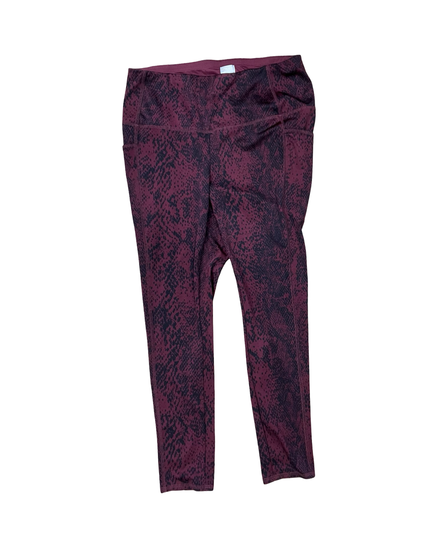Athletic Leggings By Under Armour In Black, Size:L