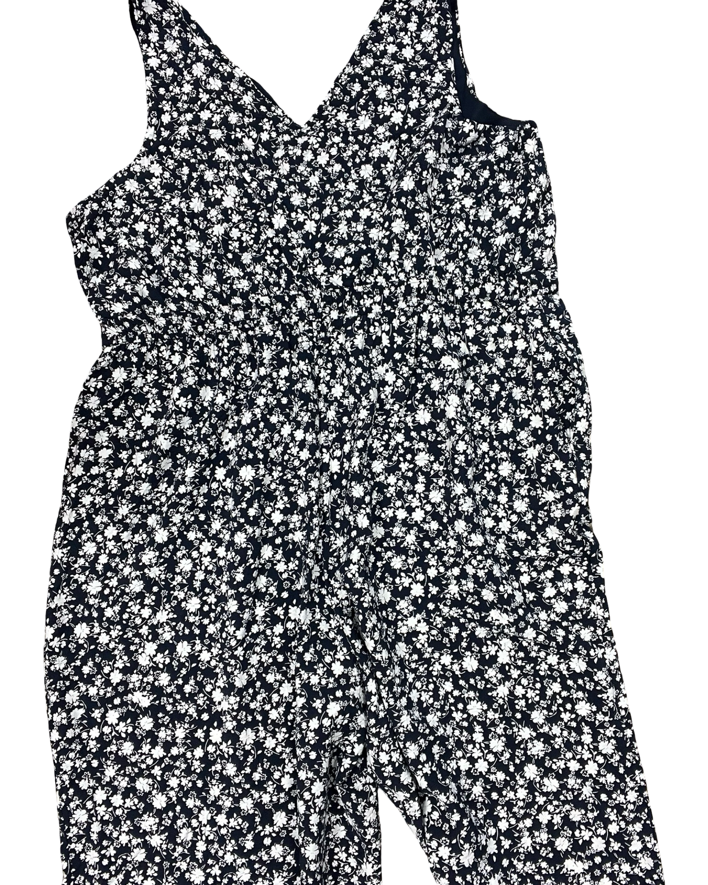 Jumpsuit By Maurices In Blue & Cream, Size:3X