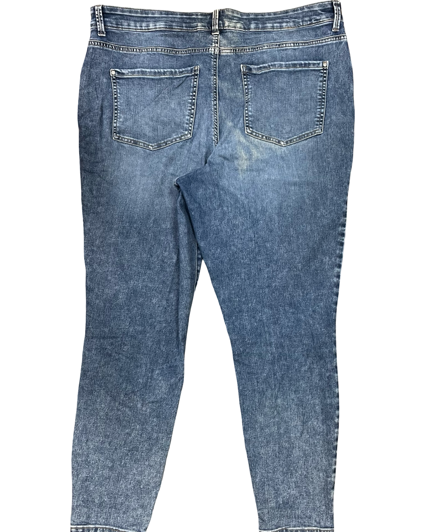 Jeans Skinny By Maurices In Blue Denim, Size:22